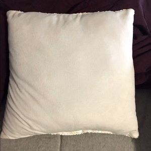 Iridescent throw pillows